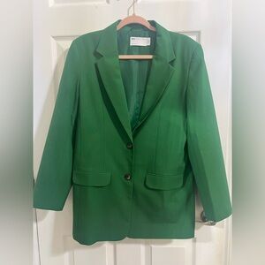 ASOS grasshopper green boyfriend blazer
